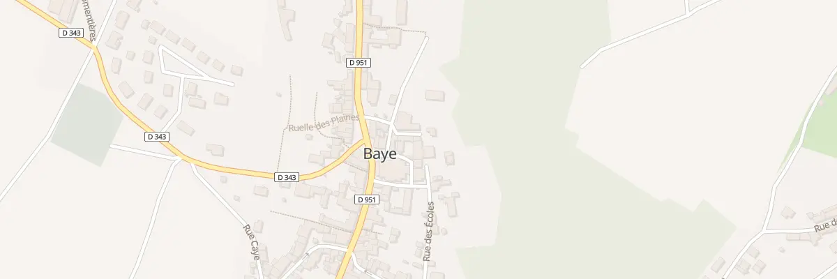 Plan du 5 Rue du Presbytere à Baye