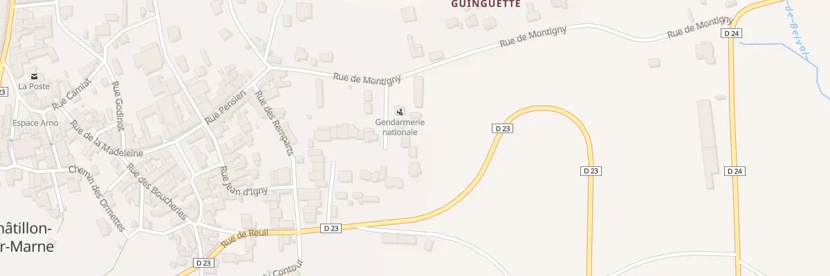 Plan du 6 Rue de la Gendarmerie à Châtillon-sur-Marne