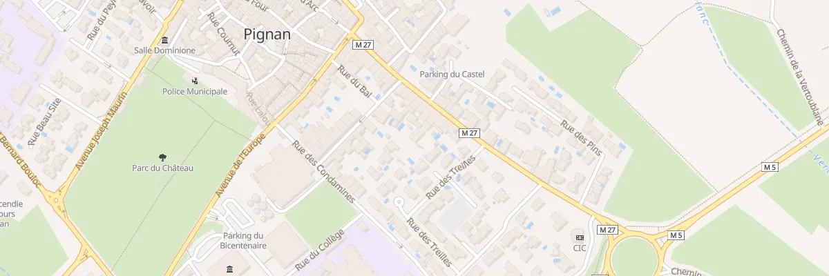 Plan du 45 Rue des Treilles à Pignan