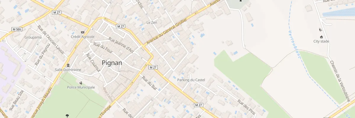 Plan du 17 Rue du Puits de Janson à Pignan