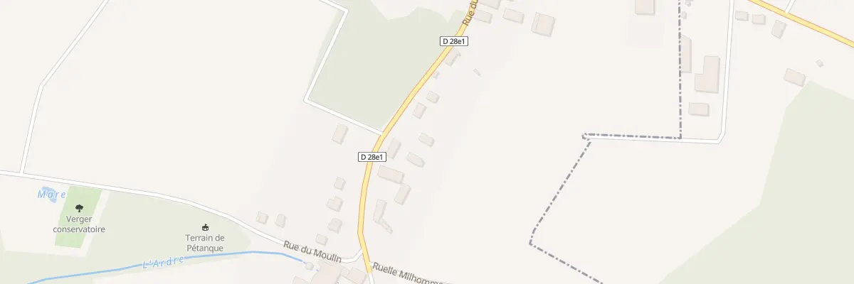Plan du 41 Rue du Moulin à Serzy-et-Prin