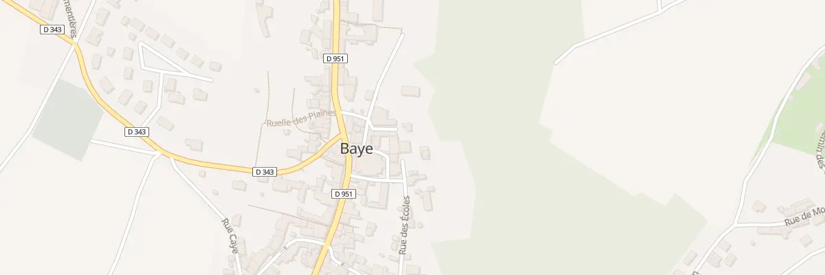 Plan du 3 Rue du Presbytere à Baye