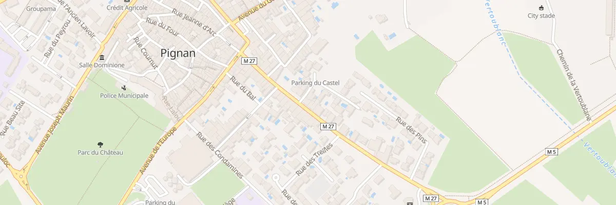 Plan du 13 Rte de Saussan à Pignan