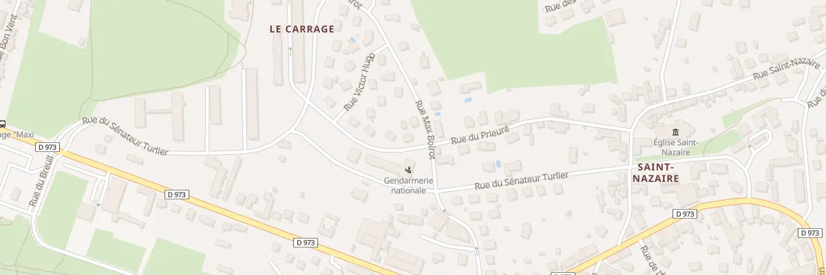 Plan du 24 Rue du Prieuré à Bourbon-Lancy