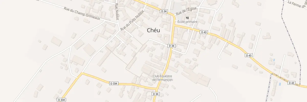 Plan du 20 Rue du Bois à Chéu