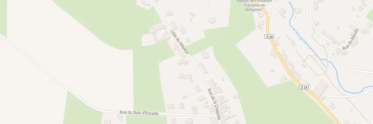 Plan du 1 Cote du Mayeur à Bellignies