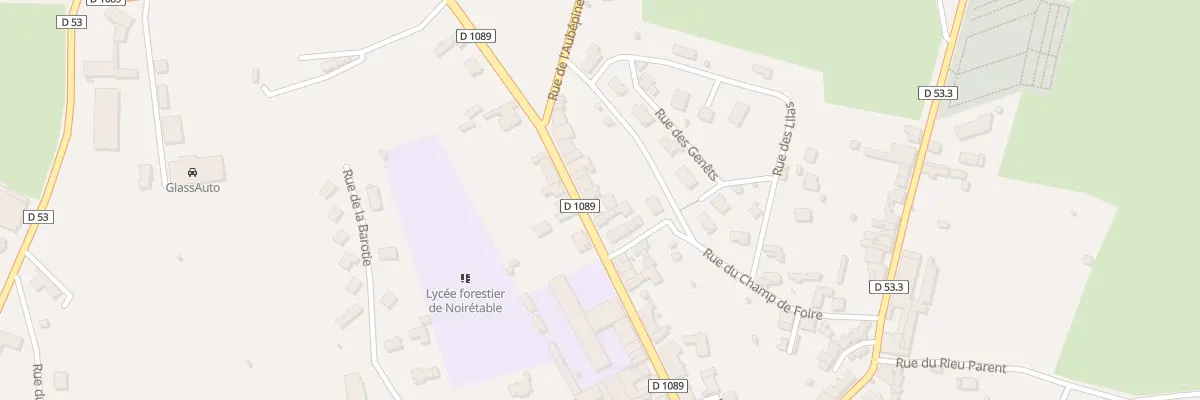 Plan du 50A Rue de la République à Noirétable