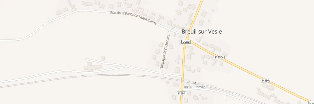 Plan du 6 Imp l’Echelette à Breuil-sur-Vesle