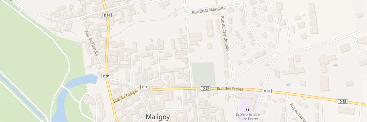 Plan du 3A Rue des Plantes à Maligny