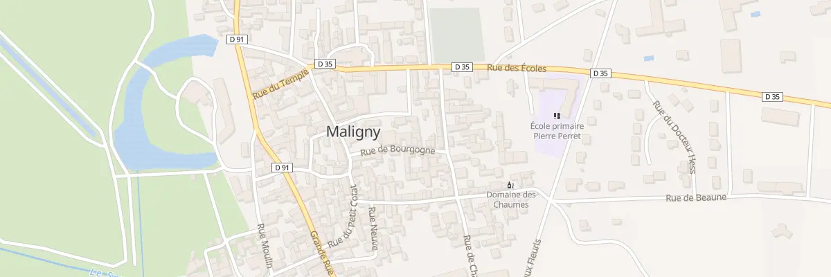 Plan du 7Z Rue de Bourgogne à Maligny
