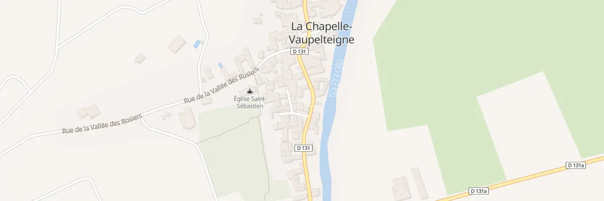 Plan du 19 Rue du Serein à La Chapelle-Vaupelteigne