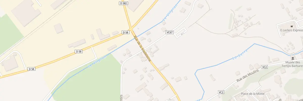 Plan du 18 Rue de la Madeleine à Marle
