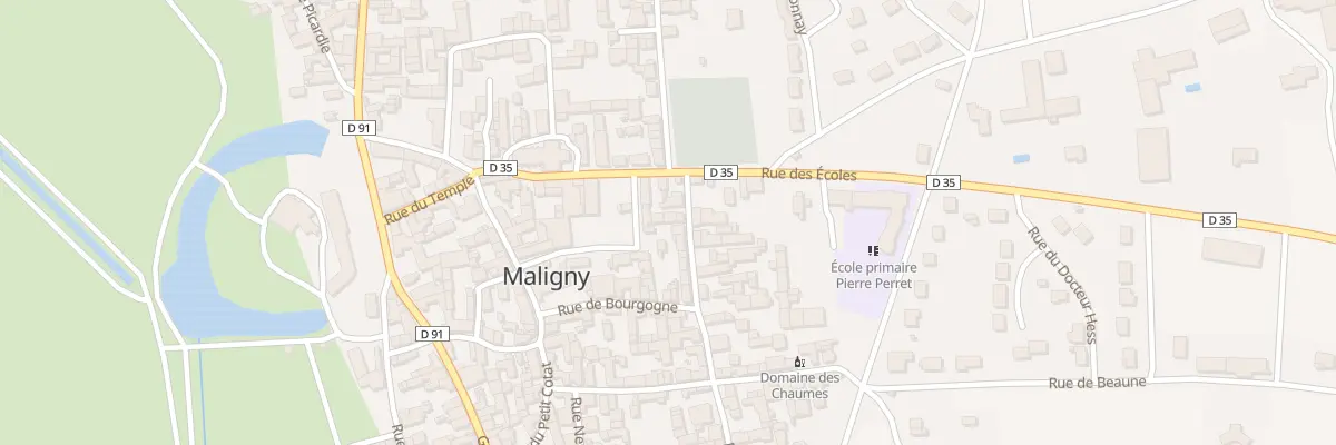 Plan du 21Y Rue de Chatillon à Maligny