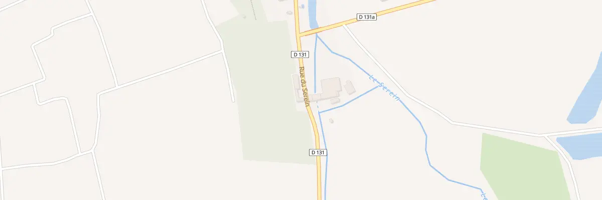 Plan du 1 Rue du Serein à La Chapelle-Vaupelteigne