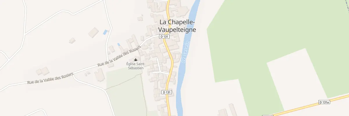Plan du 10 Rue du Serein à La Chapelle-Vaupelteigne