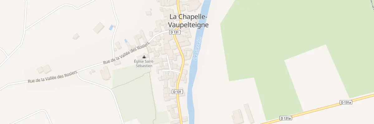 Plan du 6 Rue du Serein à La Chapelle-Vaupelteigne
