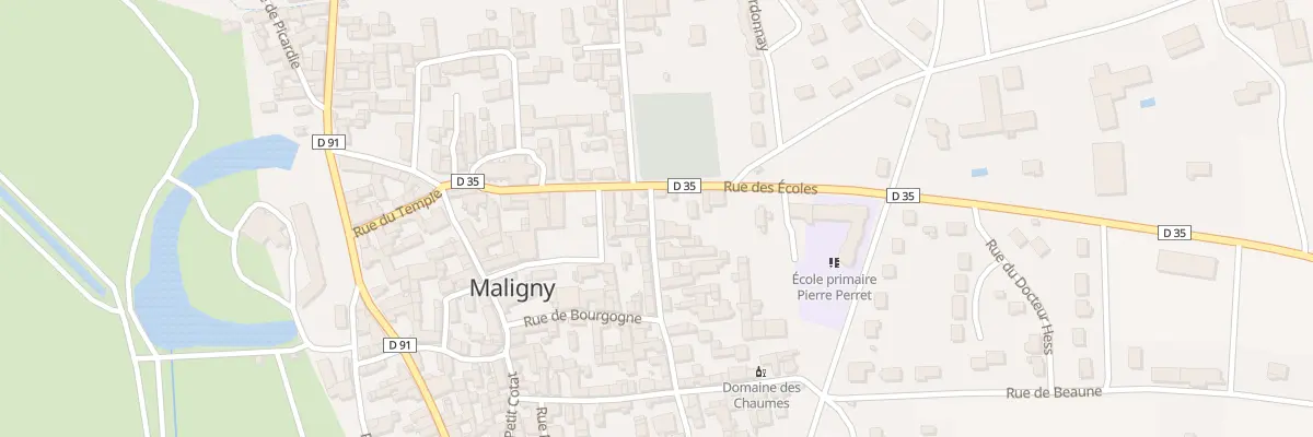 Plan du 26 Rue de Chatillon à Maligny