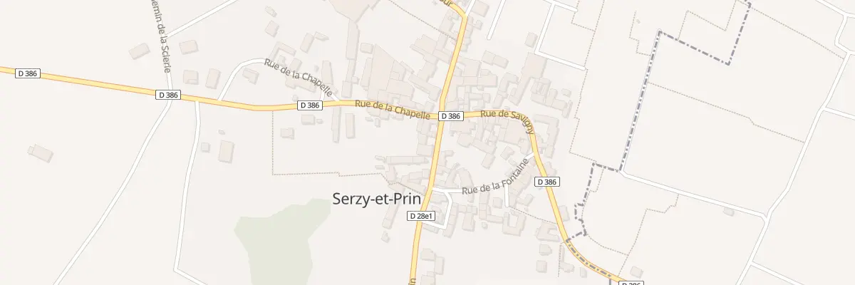 Plan du 14 Rue du Moulin à Serzy-et-Prin