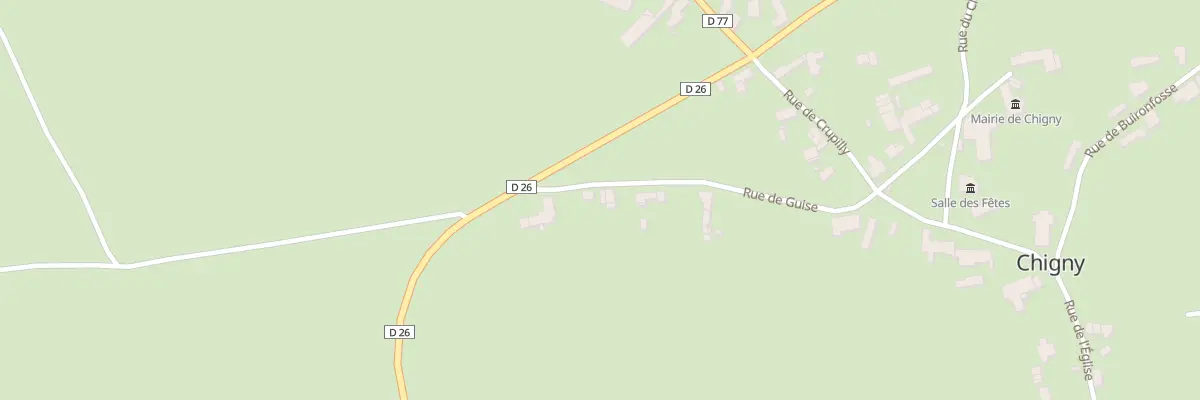 Plan du 7 Rue de Guise à Chigny
