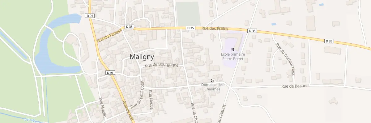 Plan du 16 Rue de Chatillon à Maligny