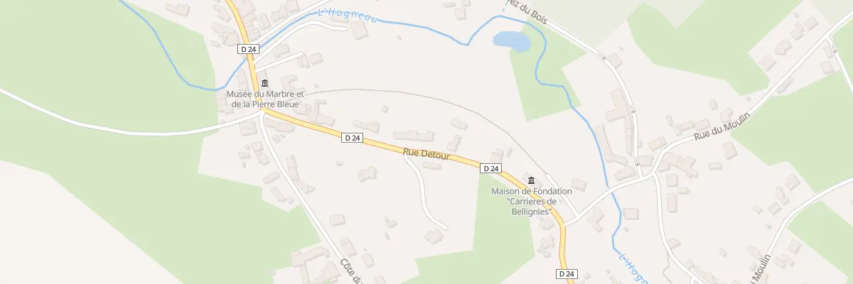 Plan du 6 Rue du Detour à Bellignies