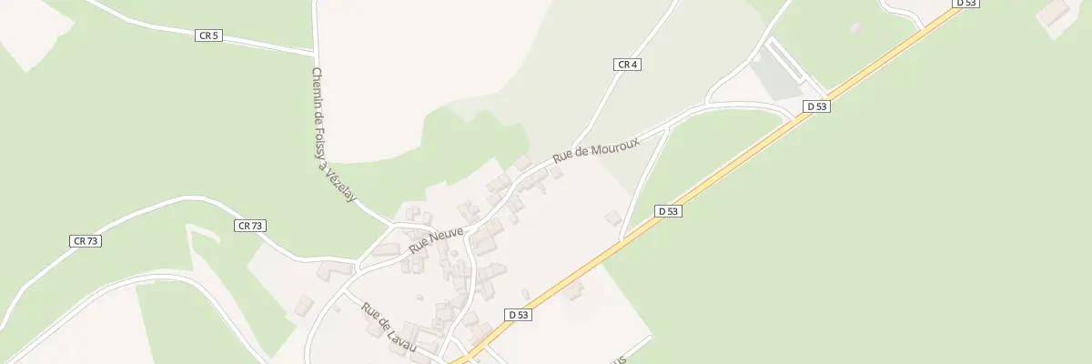 Plan du 22 Rue de Mouroux à Foissy-lès-Vézelay