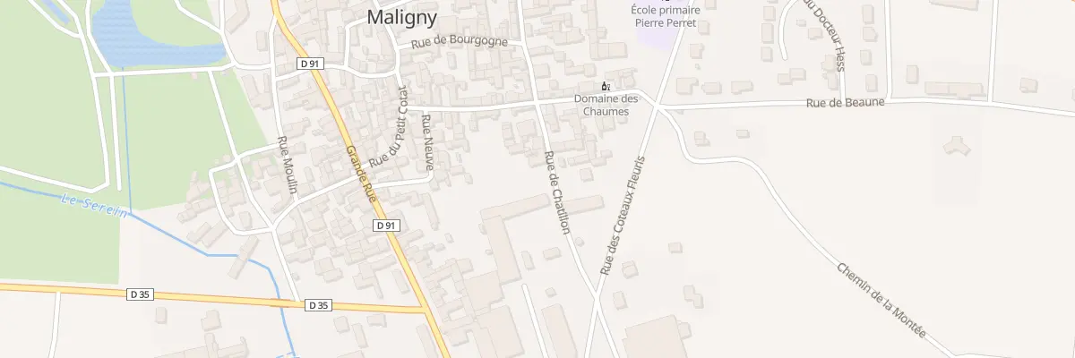 Plan du 3 Rue de Chatillon à Maligny