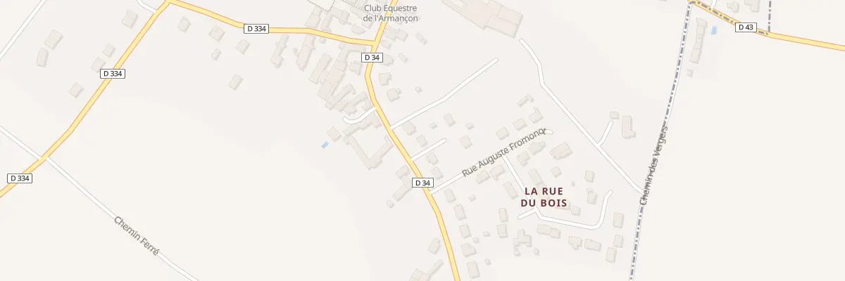 Plan du 33 Rue du Bois à Chéu