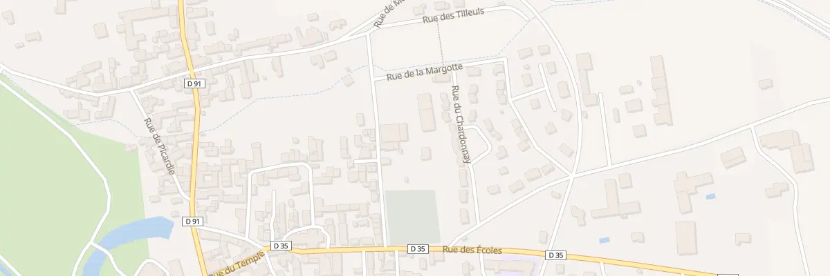 Plan du 2X Rue des Plantes à Maligny