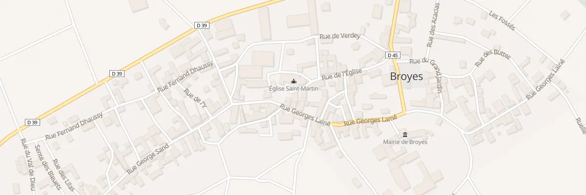 Plan du 2 Rue de l’Eglise à Broyes