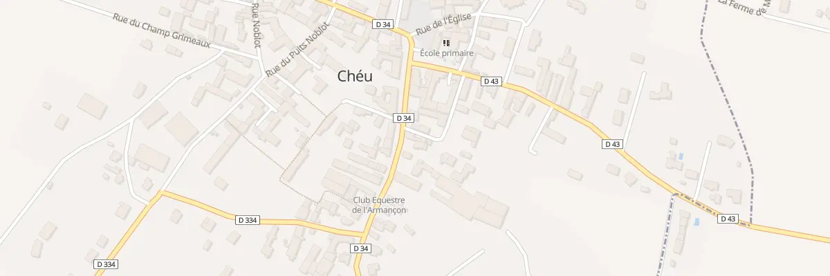 Plan du 7 Rue du Bois à Chéu