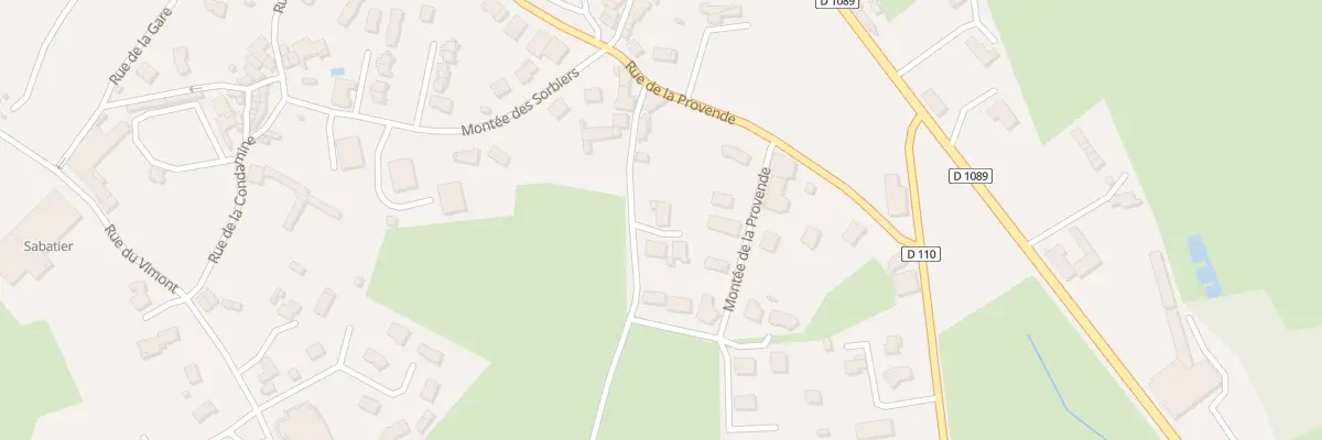 Plan du 7 Rue du Champ de Millan à Noirétable