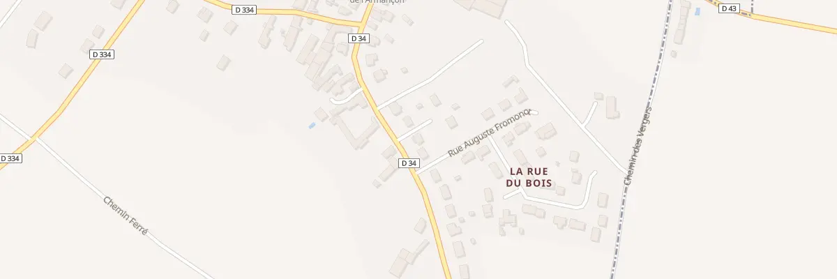 Plan du 39 Rue du Bois à Chéu
