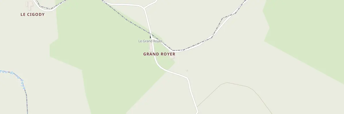Plan du 4 Grand Royer à La Chambonie