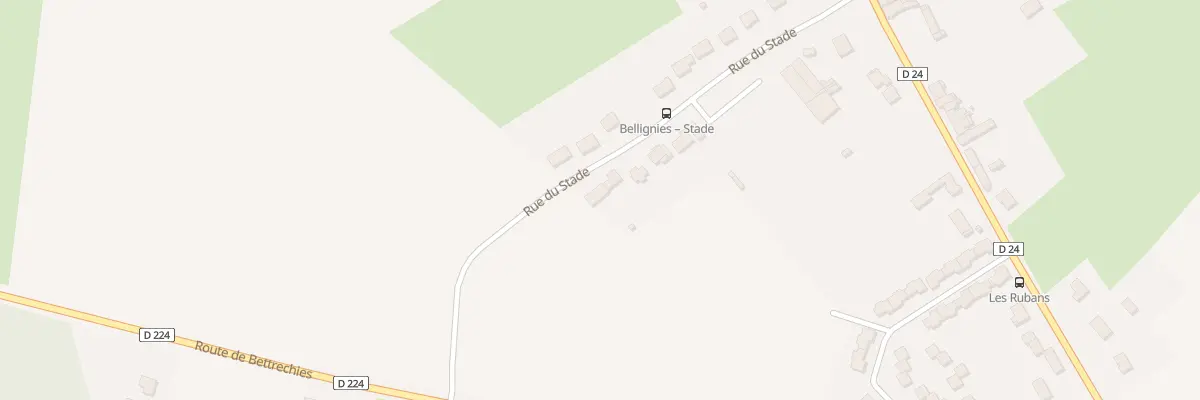 Plan du 9 Rue du Stade à Bellignies