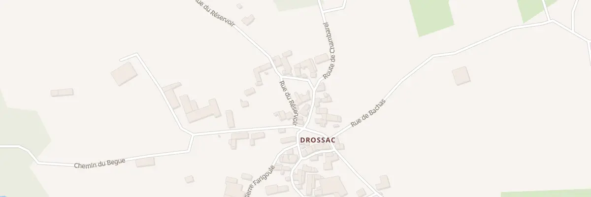 Plan du 2 Rue du Reservoir - Drossac à Lissac