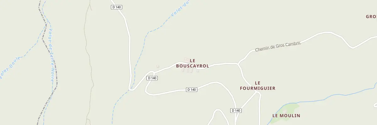 Plan du 10 Che du Bouscayrol à Moissac-Vallée-Française