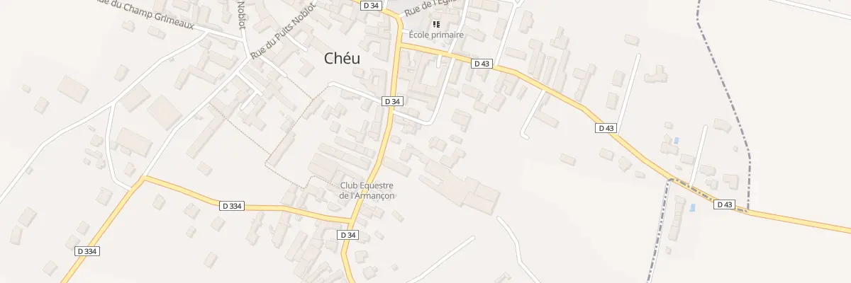 Plan du 9 Rue du Bois à Chéu