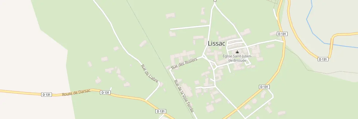 Plan du 9003 Rue de la Barriere à Lissac