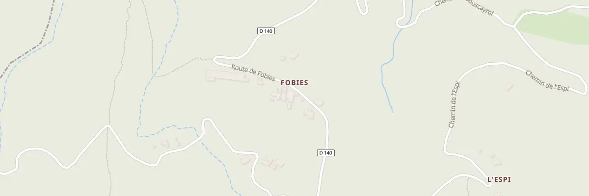 Plan du 5060 Fobies à Moissac-Vallée-Française