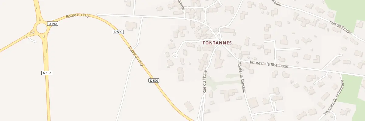 Plan du 7 Rue des Pommiers à Chaspuzac