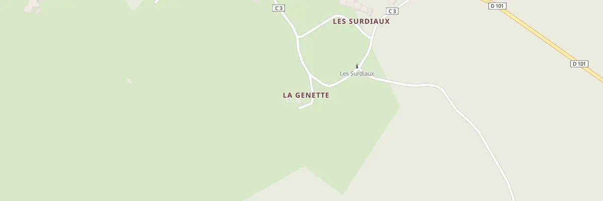 Plan du 56 La Genette à La Chamba