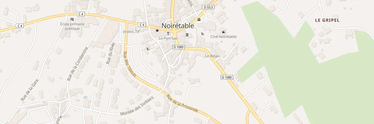 Plan du 1 Rue de la Trava à Noirétable
