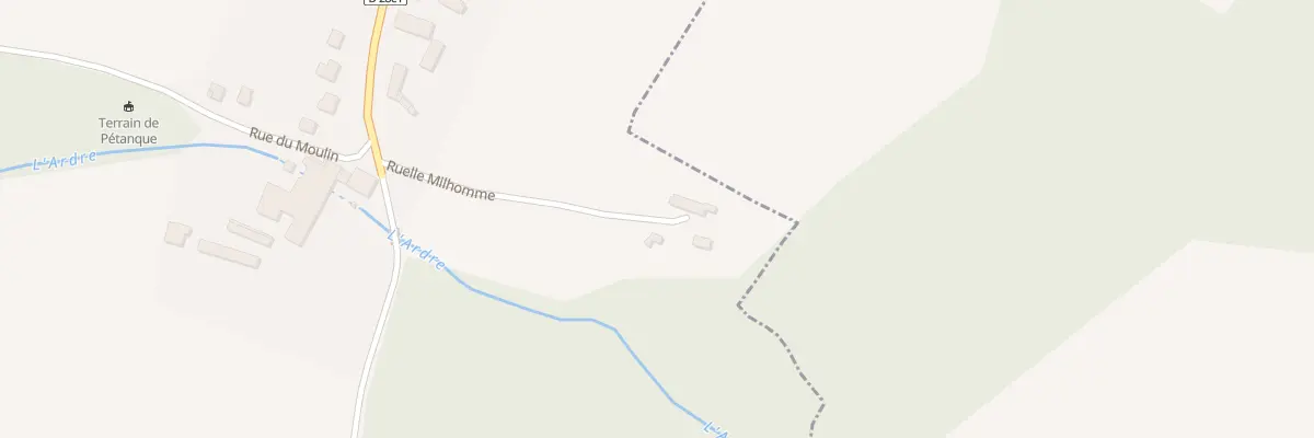 Plan du 1 Rle Milhomme à Savigny-sur-Ardres