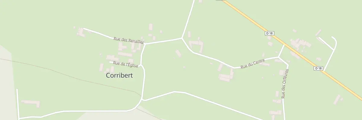 Plan du 9001 Rue du Centre à Corribert