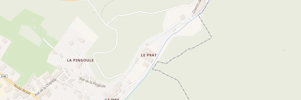 Plan du 5002 Le Prat de la Forie à La Forie