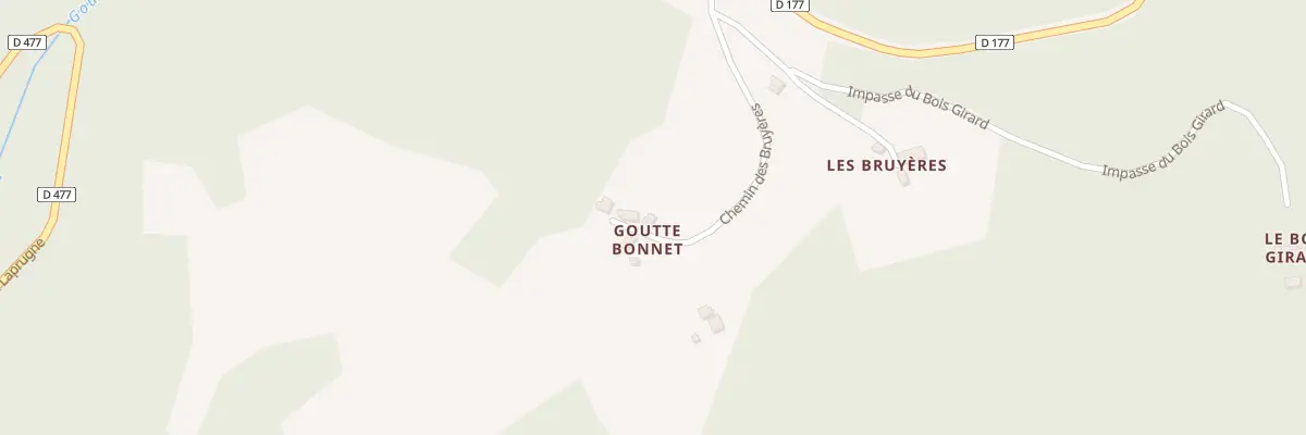 Plan du 6 Che des Bruyères à La Chabanne
