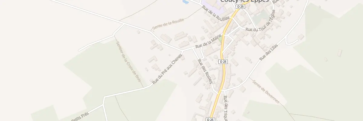 Plan du 19 Rue du Pré aux Chênes à Coucy-lès-Eppes