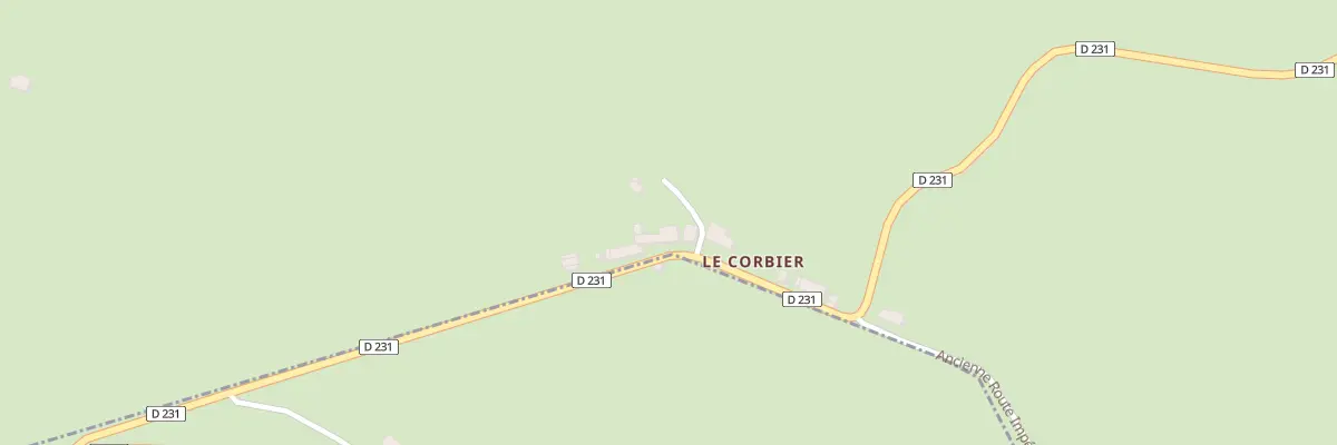 Plan du 163 Le Corbier à Saint-Péreuse