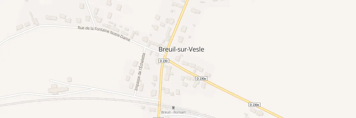 Plan du 1 Che de la Cave à Breuil-sur-Vesle